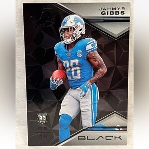 2023 Jahmyr Gibbs Rookie Panini Black Football Card